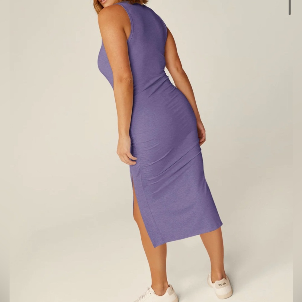 Beyond Yoga Purple Midi Dress - Picture 6 of 6